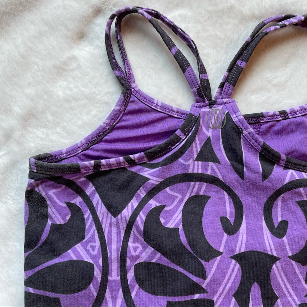 Balance Collection purple & black racer back athletic tank top size large - Picture 10 of 14